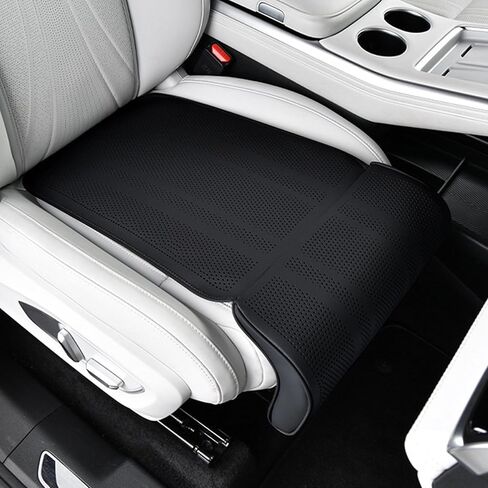 Car Seat Extender Leg Support Cushion for Driver Seats and Office Chair, Universal Leather Auto Bottom Seat Protector Cover with Leg Extender, Comfort Leg Rest Pads for Long Driving (Gray) in Saudi Arabia