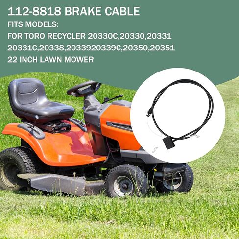 112-8818 Brake Cable for Toro Recycler 22" 20330 20339 10642 20314 20316 20323 20331 20338 20350 20351 Recycler Lawn Mowers, Replaces Lawn-Boy 112-8818 2-Pack in Saudi Arabia