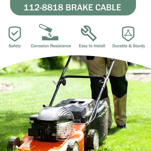 112-8818 Brake Cable for Toro Recycler 22" 20330 20339 10642 20314 20316 20323 20331 20338 20350 20351 Recycler Lawn Mowers, Replaces Lawn-Boy 112-8818 2-Pack in Saudi Arabia