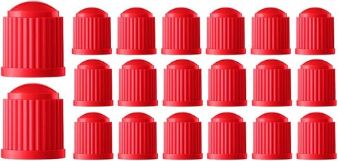 Car Tire Valve Stem Caps, 20PCS Dustproof Vehicle Tire Valve Dust Cover with O Rubber Seal, Corrosion Resistant Automotive Tyre Protecter Decor, Universal for SUV Motorcycle Bicycle (Gray) in Kuwait