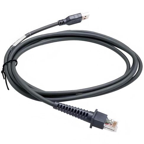 Barcode Scanner USB Cable, USB to RJ45 Cable for Datalogic GD/GM/QD/QM Series QD2430 QW2100 GPS4490 GD4430 HD3130 GM4100 QBT2131 QM2430 GBT4430 QBT2430 (2M/7FT) in Saudi Arabia