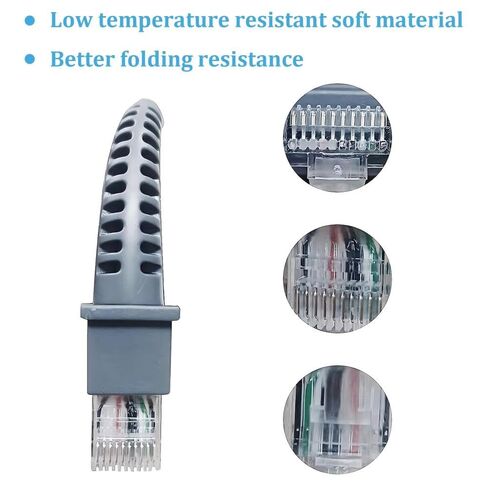 Barcode Scanner USB Cable, USB to RJ45 Cable for Datalogic GD/GM/QD/QM Series QD2430 QW2100 GPS4490 GD4430 HD3130 GM4100 QBT2131 QM2430 GBT4430 QBT2430 (2M/7FT) in Saudi Arabia