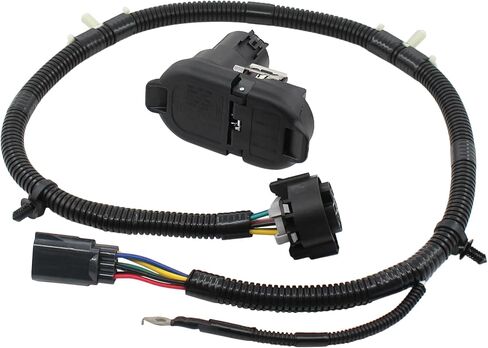 NewYall Rear Bumper Trailer Wiring Harness Connector for Ford Ford Transit-150 Transit-250 Transit-350 2015-2023, Transit-350 HD 2019-2023 in Kuwait