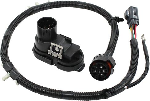 NewYall Rear Bumper Trailer Wiring Harness Connector for Ford Ford Transit-150 Transit-250 Transit-350 2015-2023, Transit-350 HD 2019-2023 in Kuwait