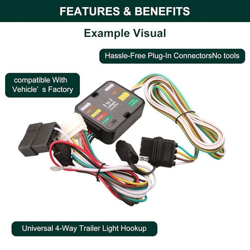 56378 Vehicle-Side Custom 4-Pin Trailer Wiring Harness for CURT Trailer Wiring Harness Fits for Select Honda Odyssey-2011-2017 in Saudi Arabia