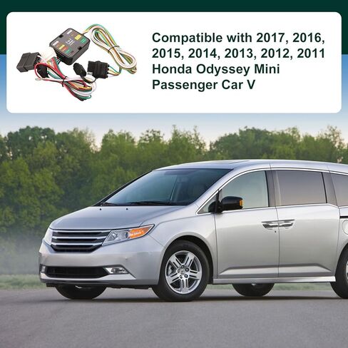 56378 Vehicle-Side Custom 4-Pin Trailer Wiring Harness for CURT Trailer Wiring Harness Fits for Select Honda Odyssey-2011-2017 in Saudi Arabia