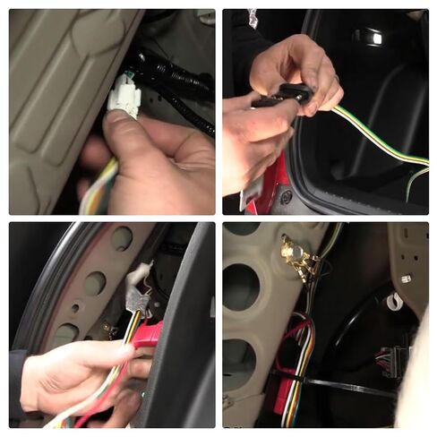 56378 Vehicle-Side Custom 4-Pin Trailer Wiring Harness for CURT Trailer Wiring Harness Fits for Select Honda Odyssey-2011-2017 in Saudi Arabia