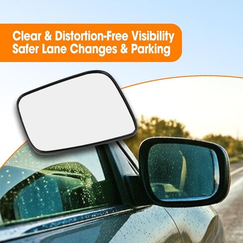 Right Passenger Side Heated Mirror Glass Fit for Nissan Rogue 2008 2009 2010 2011 2012 2013 2014 2015 Nissan Rogue Select 2014 2015, Right Side Exterior Rear View Mirror with Backing Plate in Saudi Arabia
