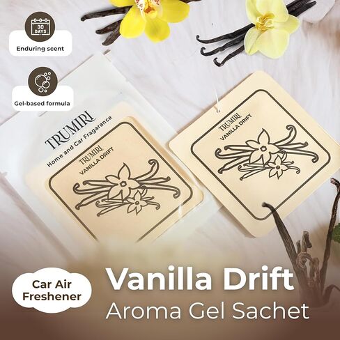 الفانيليا - معطر هواء السيارة طويل الأمد ومزيل الروائح الكريهة من النوع المعلق - عبوة من 3 قطع - Aromatizante Ambientador Olores Para Carro - عطر منعش غير سام in Kuwait