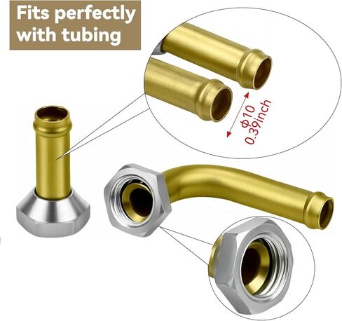 Transmission Cooler Oil Tube Connector Compatible with Subaru Impreza 2.0L 2.5L 2008-2011, Legacy 2.0L 2009, Legacy 2.5L 2005-2010, Outback 2.5L 2005-2009 (Thread M14x1.5) in Saudi Arabia