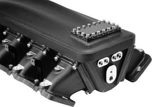 LS3/L92 102 mm Casting Bolted Intake Manifold with fuel rail and Burst Panel Flange (Black) in Saudi Arabia