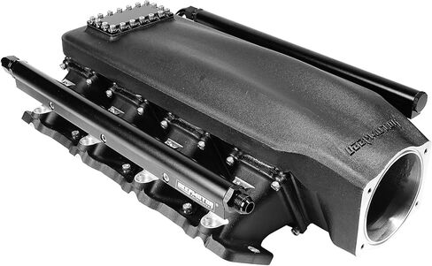 LS3/L92 102 mm Casting Bolted Intake Manifold with fuel rail and Burst Panel Flange (Black) in Saudi Arabia