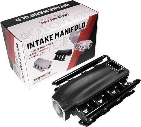 LS3/L92 102 mm Casting Bolted Intake Manifold with fuel rail and Burst Panel Flange (Black) in Saudi Arabia