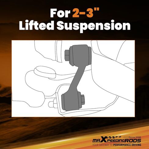طقم وصلة قضيب الرفع الأمامي 2-3 بوصة من maxpeedingrods لنيسان تيتان 2004-2024 in Kuwait