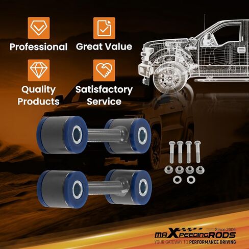 طقم وصلة قضيب الرفع الأمامي 2-3 بوصة من maxpeedingrods لنيسان تيتان 2004-2024 in Kuwait