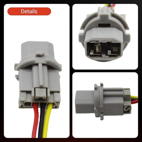 Tail Brake Light Socket Female Wiring Harness Pigtail Assembly 33515-S50-003 Compatible with Honda Accord Civic Fit Acura CL RL TSX 1998-2015 Replaces 33515S50003 645-937 33515-S50003 in Kuwait