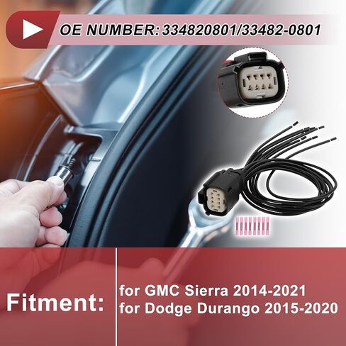 المصباح مقبس الإضاءة الأسلاك ل سيارة GMC موديل سييرا 2014-2021 رقم 334820801/33482-0801 المصباح الكهربي موصل ضفيرة تسخير in Kuwait