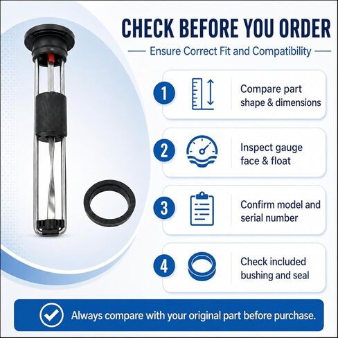 Fuel Gauge Bushing Kit Compatible with Miller Bobcat 225 NT 250 NT Welder Generator, Replace 213851 182925, Fuel Tank Gauge and Bushing Service Kit in Saudi Arabia