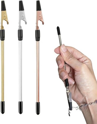 Bracelet Helper Tool Hook 2Pcs Non-Slip Rubber Tips Fastener Helper for Jewelry Wearing Bracelets, Watches, Necklaces Easy to Put on Yourself – Gold in Saudi Arabia