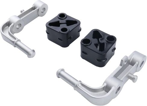 DVPARTS Rear Left & Right Bracket Muffler Support Assembly with 2PCS Hanger Rubber 68395841AA 68275662AB Compatible with 2019-2025 Dodge Ram 1500 3.0L 5.7L 6.2L in Kuwait