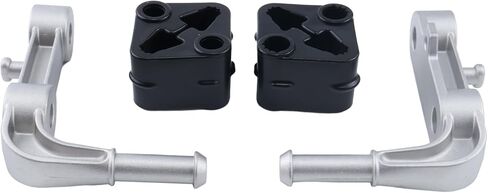 DVPARTS Rear Left & Right Bracket Muffler Support Assembly with 2PCS Hanger Rubber 68395841AA 68275662AB Compatible with 2019-2025 Dodge Ram 1500 3.0L 5.7L 6.2L in Kuwait
