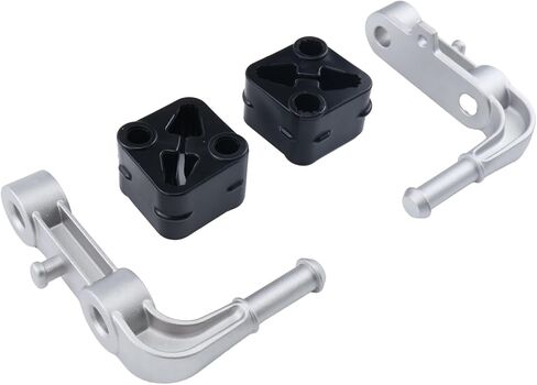 DVPARTS Rear Left & Right Bracket Muffler Support Assembly with 2PCS Hanger Rubber 68395841AA 68275662AB Compatible with 2019-2025 Dodge Ram 1500 3.0L 5.7L 6.2L in Kuwait