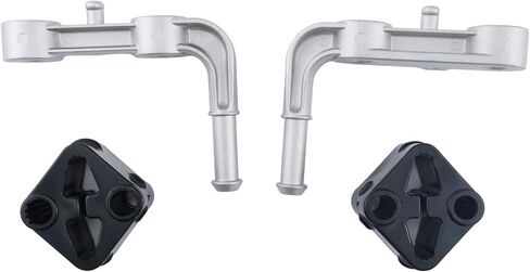 DVPARTS Rear Left & Right Bracket Muffler Support Assembly with 2PCS Hanger Rubber 68395841AA 68275662AB Compatible with 2019-2025 Dodge Ram 1500 3.0L 5.7L 6.2L in Kuwait
