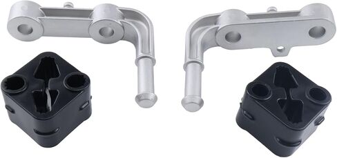 DVPARTS Rear Left & Right Bracket Muffler Support Assembly with 2PCS Hanger Rubber 68395841AA 68275662AB Compatible with 2019-2025 Dodge Ram 1500 3.0L 5.7L 6.2L in Kuwait