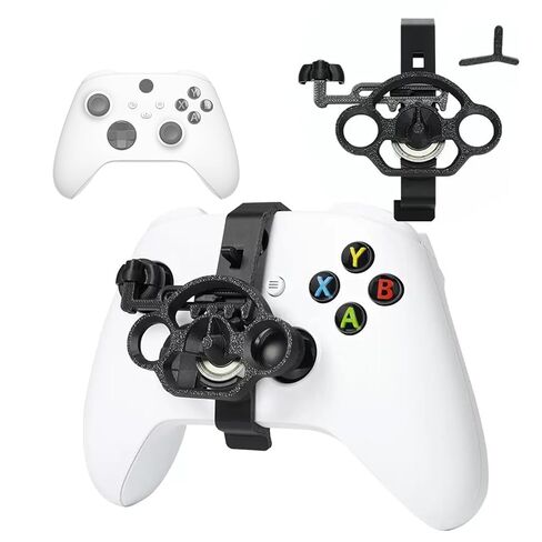 Xhiver Mini Steering Wheel Attachment for X-boX ONE X/S Controller Racing Games Controller Steering Wheel Attachment Accessory for X-boX(Black, 1-Pack) in Saudi Arabia