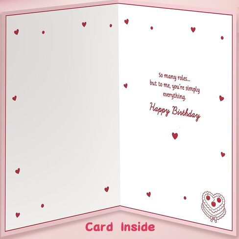 Birthday Card for Mom,Cute Mom Birthday Card from Daughter Son,Unique Gift Idea for Mother in Saudi Arabia