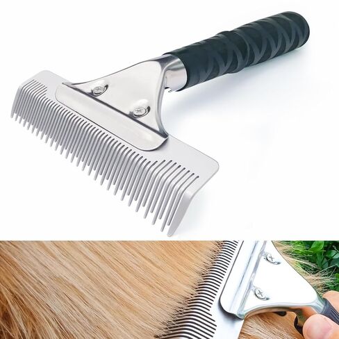 Dog Brush for Shedding - Extra Wide Deshedding Dog Brush - Dog Shedding Brush Cat Deshedding Brush for Dog Hair- Dematting Comb for Cats Undercoat Brush for Cats Dog for Big Furry Friends w/Long Hair in Saudi Arabia