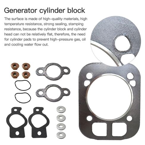 2-Set Head Gasket Kit Fit for Kohler ECH730, ECH740, ECH749, ECV730, ECV740, ECV749 25HP 24 841 04-S in Kuwait