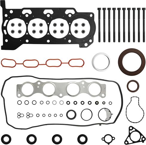 2ZRFXE 1.8 Full Head Gasket Set w/Cylinder Head Bolts Fit for Toyota Corolla Prius Lexus CT200H 1.8L 2010-2015 2ZRFXE HS2061 HS26515PT-1 HBTO055 in Saudi Arabia