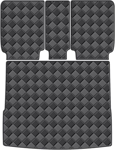 Cargo Mat & Backrest Mats for 2023 2024 2025 2026 BMW X1 Accessories, All Weather Waterproof Rear Cargo Liner Rear Trunk Liner Back Seat Cover Protector in Kuwait
