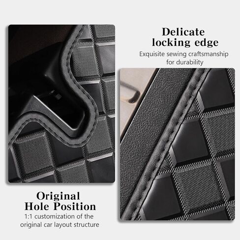 Cargo Mat & Backrest Mats for 2023 2024 2025 2026 BMW X1 Accessories, All Weather Waterproof Rear Cargo Liner Rear Trunk Liner Back Seat Cover Protector in Kuwait