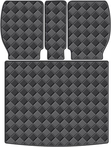Cargo Mat & Backrest Mats for 2023 2024 2025 2026 BMW X1 Accessories, All Weather Waterproof Rear Cargo Liner Rear Trunk Liner Back Seat Cover Protector in Kuwait