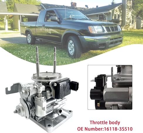 Topteng جسم الخانق 16118-3S510 لنيسان فرونتير 1998-2002 XE SE 4 Cyl 2.4L in Kuwait