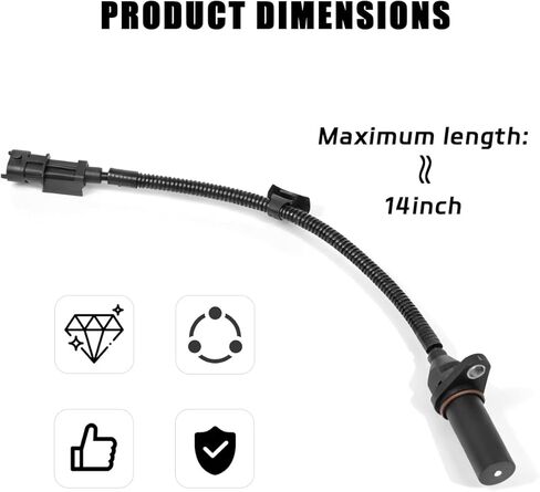 Engine Crankshaft Position Sensor Repace# SU13885 5S12470 39180-2B000 Compatible with Hyundai Kia L4 1.6L 1.8L 2.0L Tucson Accent Elantra Rio Forte Soul in Saudi Arabia