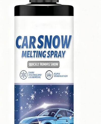 Car Window Deicer | 100ml Auto Glass Ice Melting Agent,Automotive Window Deicer | for Trucks RVs SUVs Sedans Drivers Travelers Cold Weather Daily Commute Road Trips Long Distance Drive in Kuwait
