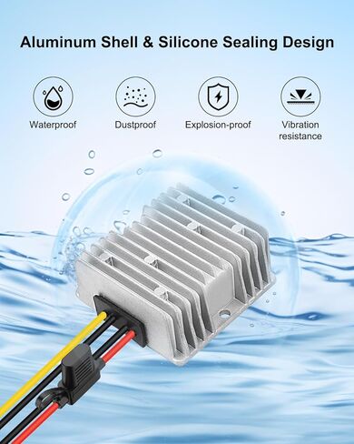 DC 20-60V to 12V 10A 120W Step Down Buck Converter Voltage Regulator with Low Voltage Protector in Saudi Arabia