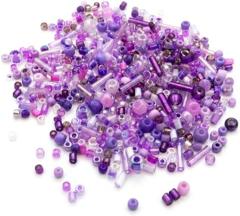Jabrand 12 Colors Seed Beads and Bugle Beads Kit, 120g/6000pcs Mixed Craft Glass Beads for Bracelets Jewelry Making Clothing DIY in Saudi Arabia
