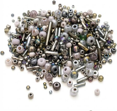 Jabrand 12 Colors Seed Beads and Bugle Beads Kit, 120g/6000pcs Mixed Craft Glass Beads for Bracelets Jewelry Making Clothing DIY in Saudi Arabia