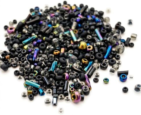 Jabrand 12 Colors Seed Beads and Bugle Beads Kit, 120g/6000pcs Mixed Craft Glass Beads for Bracelets Jewelry Making Clothing DIY in Saudi Arabia