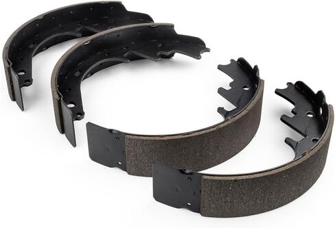 Brake Shoes Set Rear 4PCs fits Ford Country Squire 7.0L 1965 1966 1967 1968 1971 1972 1973, fits Mercury Colony Park 6.4L 1965 1966 1967 1968 1969 1970 1971 Left or Right Replacement Brake Shoe in Saudi Arabia