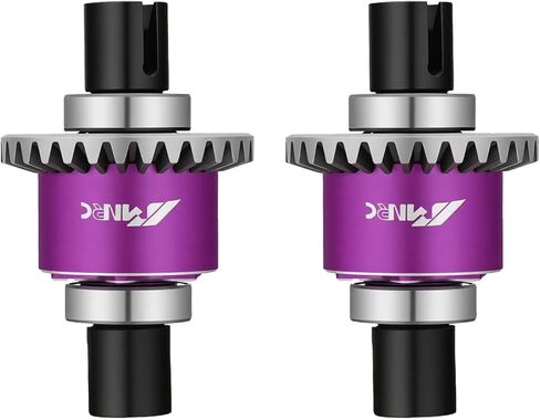 مجموعة تروس تفاضلية أمامية وخلفية من الشب مكونة من قطعتين متوافقة مع Arrma 1/18 Granite Grom 1/14 Typhon Grom 1/16 Mojave Grom Series ترقيات الجزء الأحمر in Kuwait
