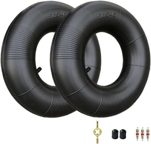 2-Pack Heavy Duty 13x5.00-6 Inner Tube-TR13 Straight Valve Stem Premium Rubber Universal Replacement for Lawn Mower,ATV,Razor Dirt Quad,Snow Blower,Go Kart,Fits 12X5.00-6,5.30-6,4.50-6,145/70-6 in Saudi Arabia
