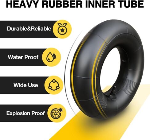 2-Pack Heavy Duty 13x5.00-6 Inner Tube-TR13 Straight Valve Stem Premium Rubber Universal Replacement for Lawn Mower,ATV,Razor Dirt Quad,Snow Blower,Go Kart,Fits 12X5.00-6,5.30-6,4.50-6,145/70-6 in Saudi Arabia