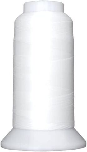 خيوط متفوقة الخط السفلي 2-Ply 60-Weight بوليستر تطريز خياطة اللحف - مخروط 3000 ياردة (#621 دانتيل أبيض) in Kuwait