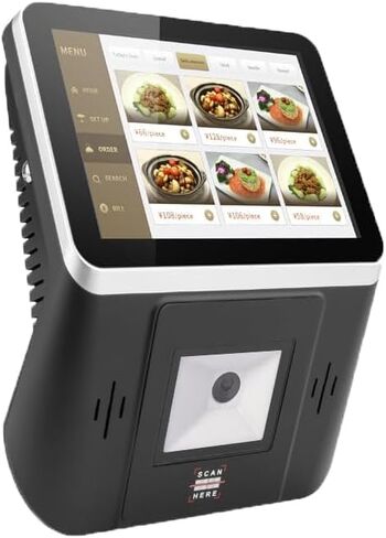 8 Inch Windows Price Checker with Barcode Scanner, Touch Screen Retail Price Verification Terminal, Wall Mount POS Information Kiosk for Supermarket & Convenience Store in Saudi Arabia