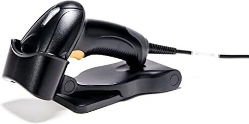 Star Scanner, SRM BSH-HR2081 Black Scanner, Handheld, 1D/2D Imager, USB Cable, Black, Includes Stand, mC-Print and mPOP Compatible, IP42 - Star Wuzy in Saudi Arabia